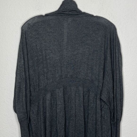 Cache Wrap Cover-Up Sweater‎ Gray - Picture 6 of 9